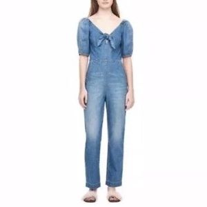 Like new Rebecca Taylor Denim Jumpsuit